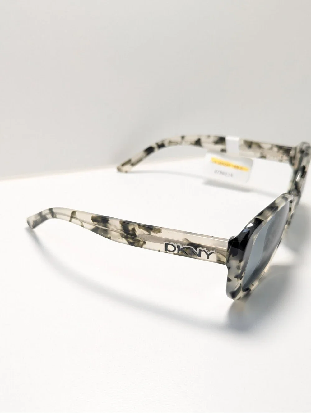 DKNY DY4136 Gray UV White Tortoise Cat Eye Women's Fashion Sunglasses 56-19-135